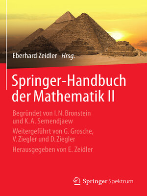 cover image of Springer-Handbuch der Mathematik II